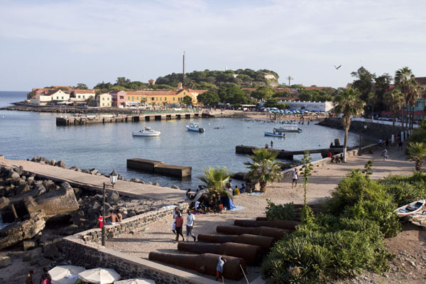 Vue de l'île de Gorée